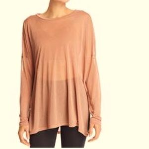 Alo sheer oversized top